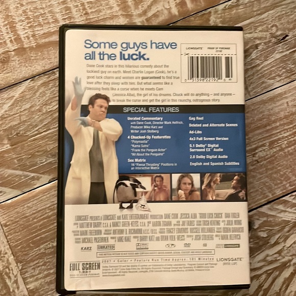 3/$15 u pick dvds📀or 1 for $9~ Good Luck Chuck: unrated - Picture 2 of 7